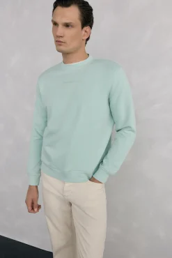 Sudadera cuello caja