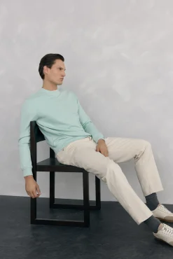 Sudadera cuello caja