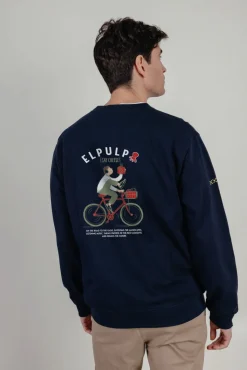 Sudadera cuello caja