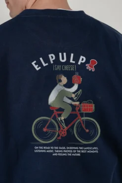 Sudadera cuello caja