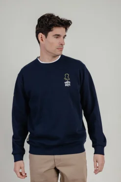 Sudadera cuello caja