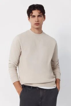 Sudadera estructura cuello caja