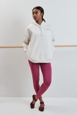 Sudadera felpa algodón blanco