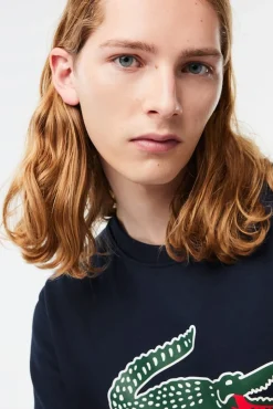Sudadera Lacoste en felpa de algodón de corte clásico
