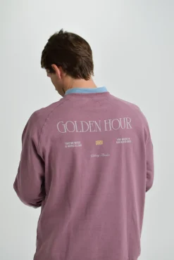 Sudadera Lavada Golden Hour