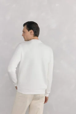 Sudadera logo cuello caja