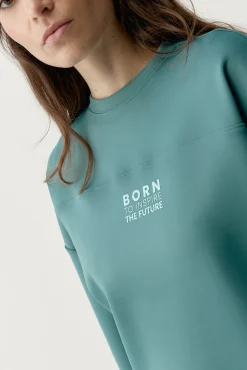 Sudadera oversize Lionel verde