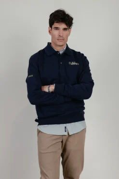 Sudadera unisex con cuello rugby