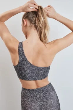 Sujetador deportivo 4D Stretch estampado bitonal