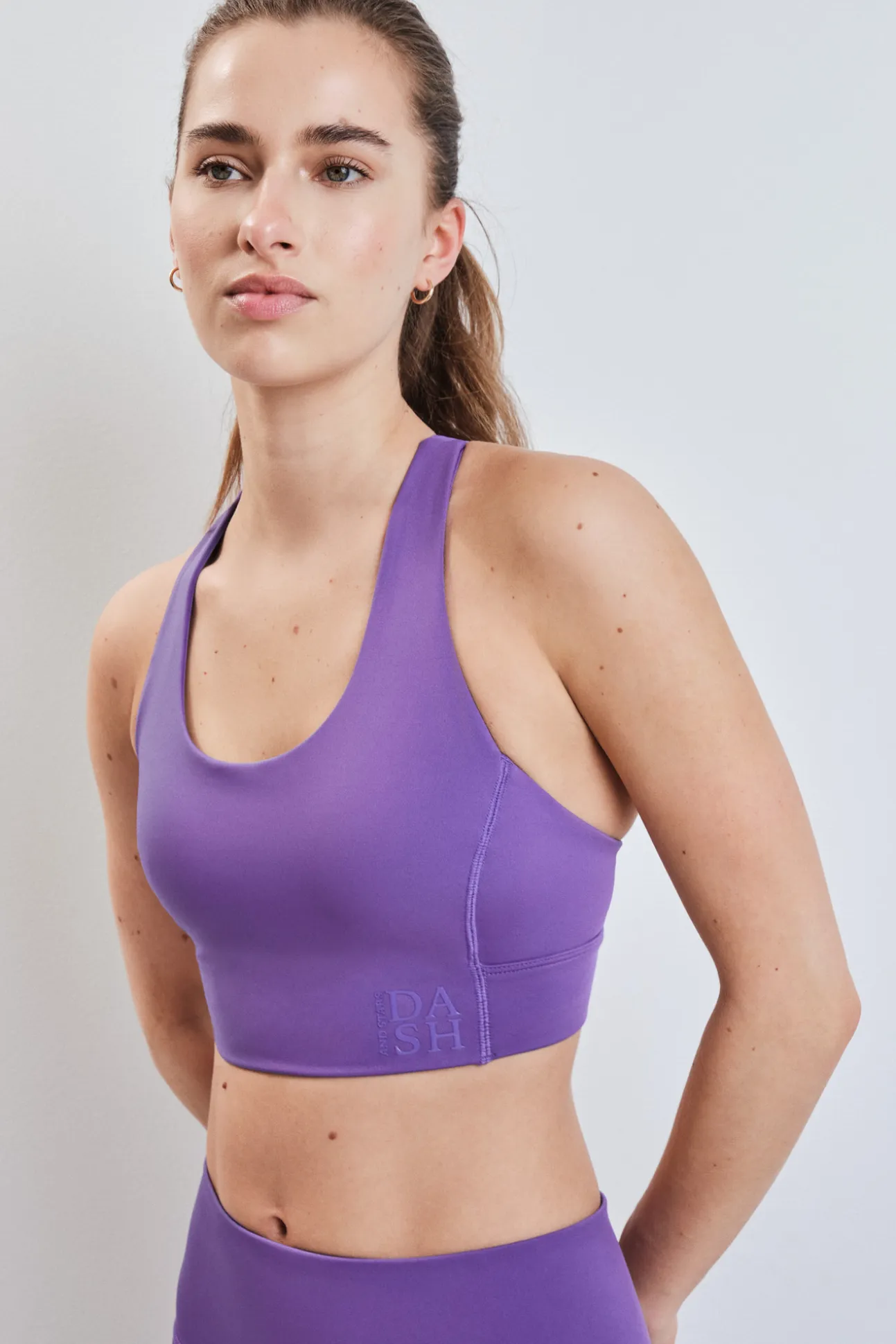 Sujetador deportivo 4D Stretch morado