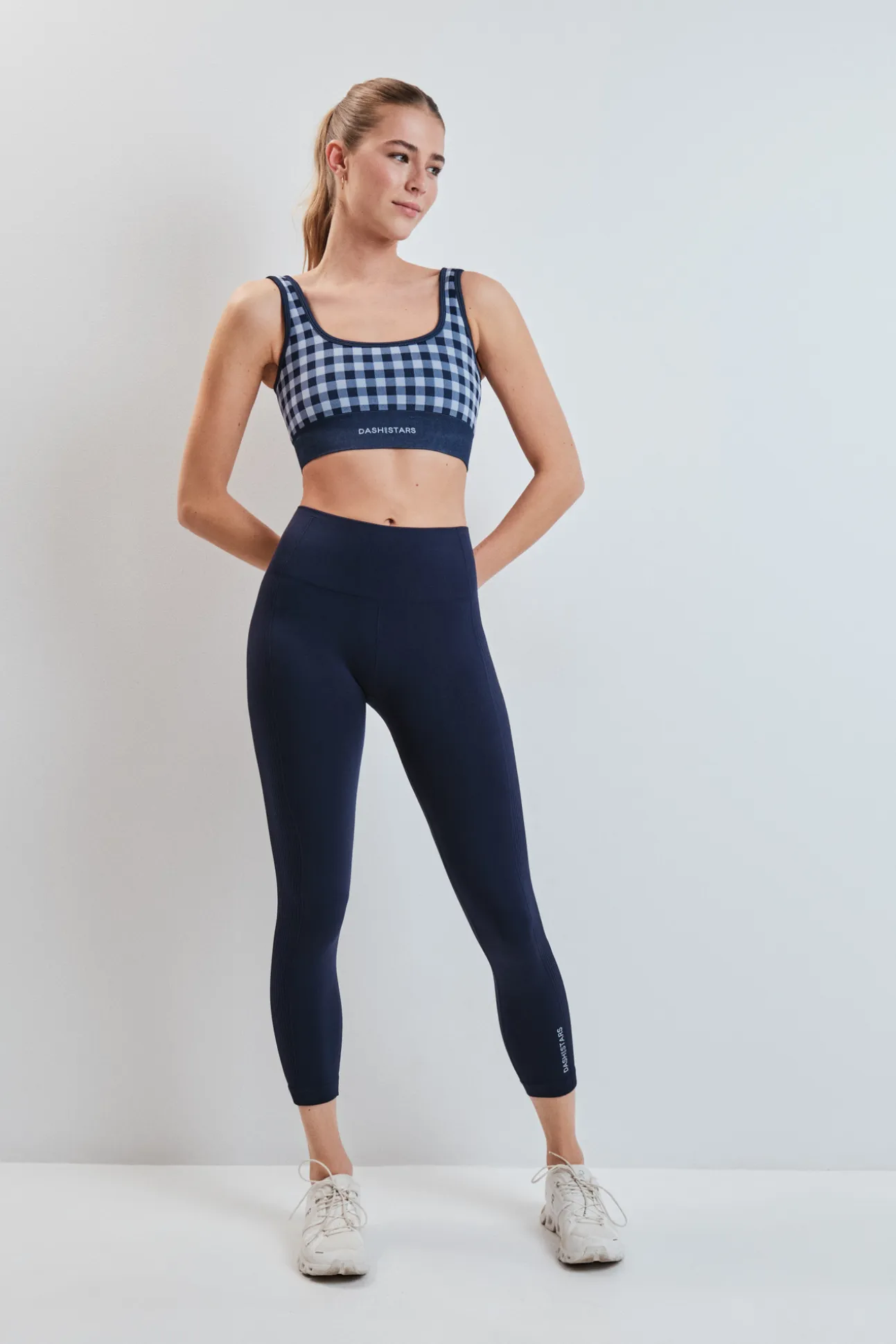 Sujetador deportivo SEAMLESS COMFORT vichy azul