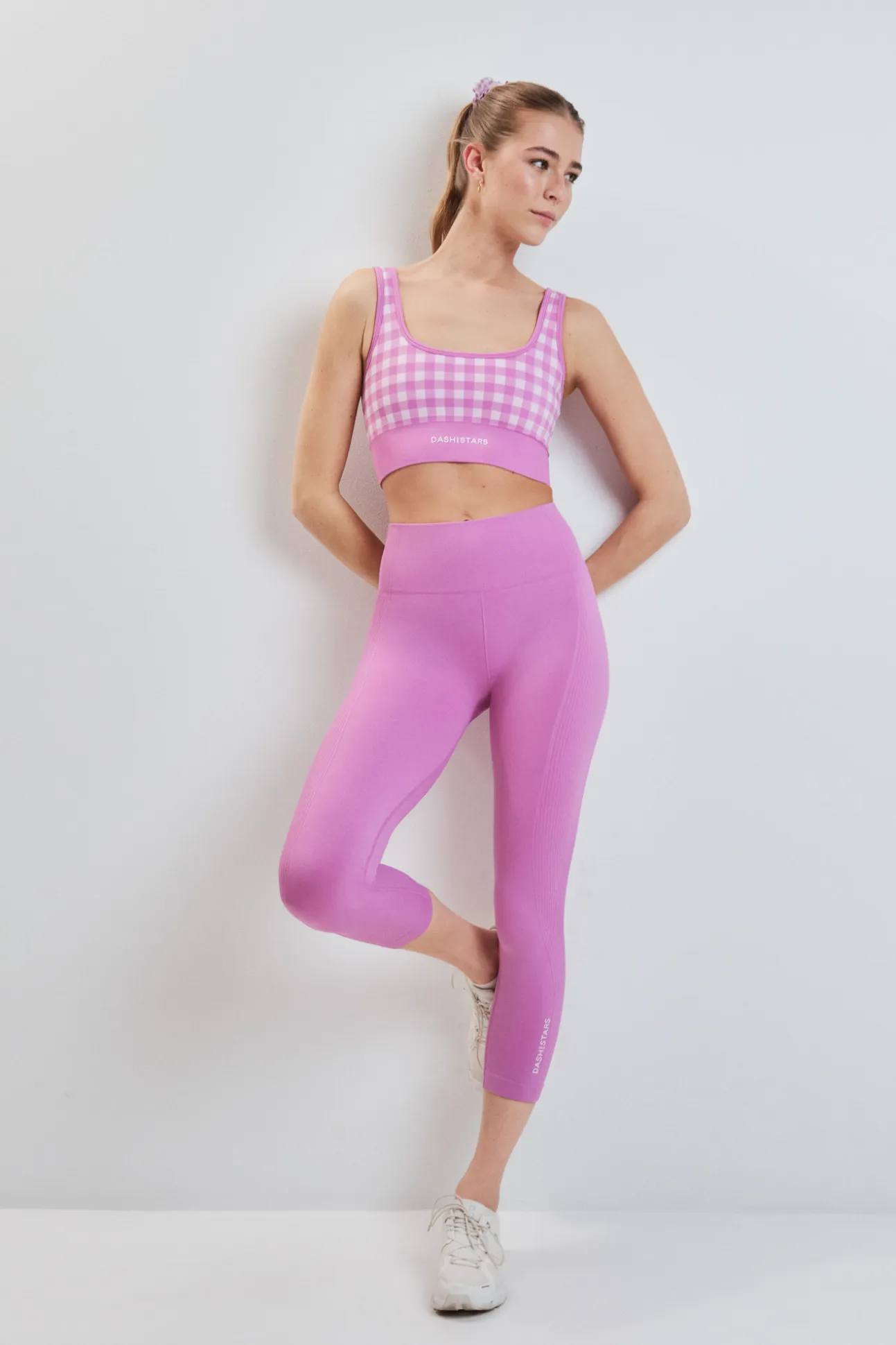 Sujetador deportivo SEAMLESS COMFORT vichy rosa