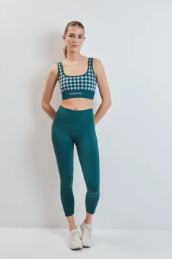 Sujetador deportivo SEAMLESS COMFORT vichy verde