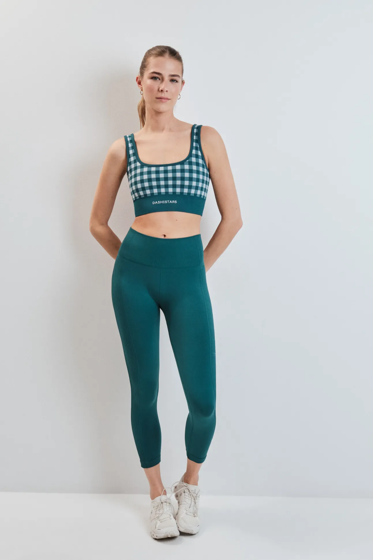 Sujetador deportivo SEAMLESS COMFORT vichy verde