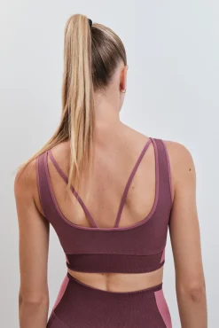 Sujetador deportivo SEAMLESS COMFORT burgundy