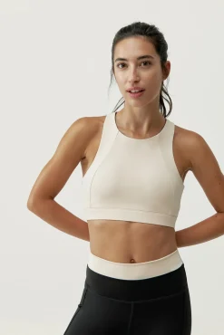 Sujetador top deportivo Fiorella negro/blanco