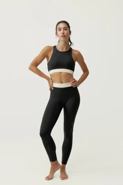 Sujetador top deportivo Fiorella negro/blanco