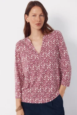 Top básico cuello mao
