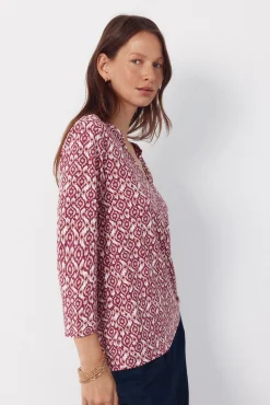 Top básico cuello mao