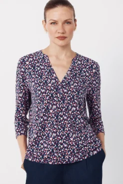 Top básico cuello mao