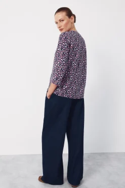 Top básico cuello mao