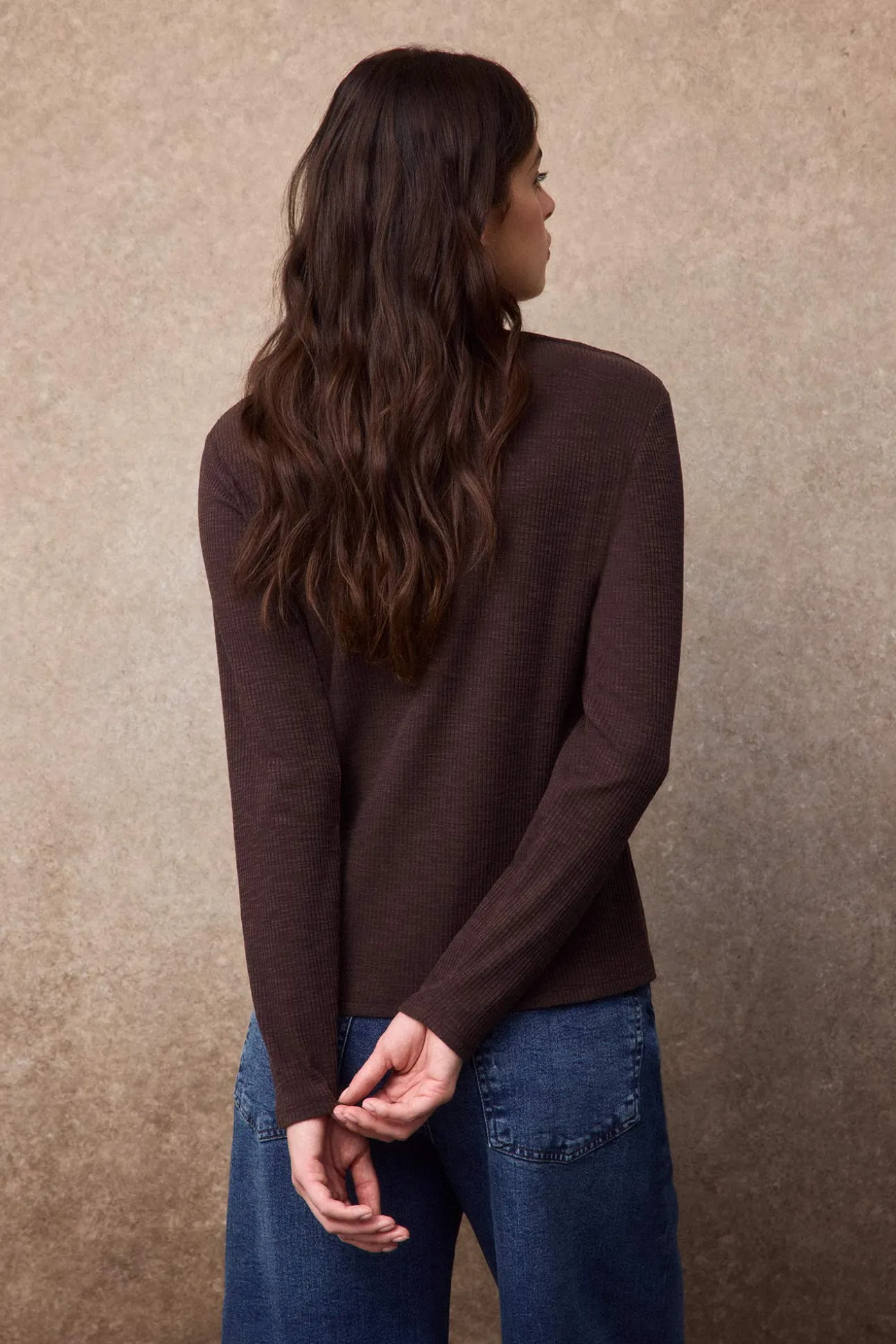Top cardigan blonda