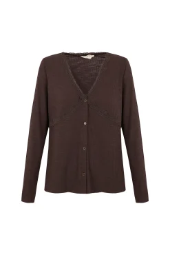Top cardigan blonda