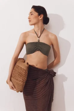 Top de bikini bandeau