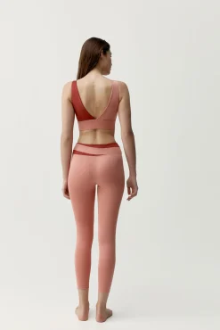 Top deportivo Kate coral/rojo