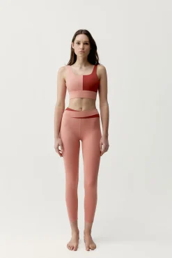 Top deportivo Kate coral/rojo