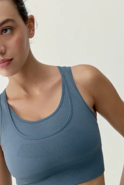Top deportivo Nina azul
