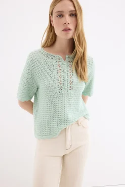Top de punto crochet