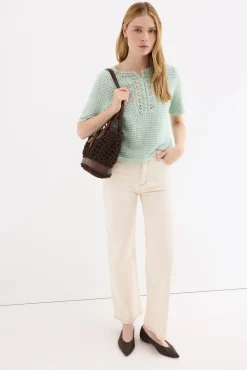 Top de punto crochet
