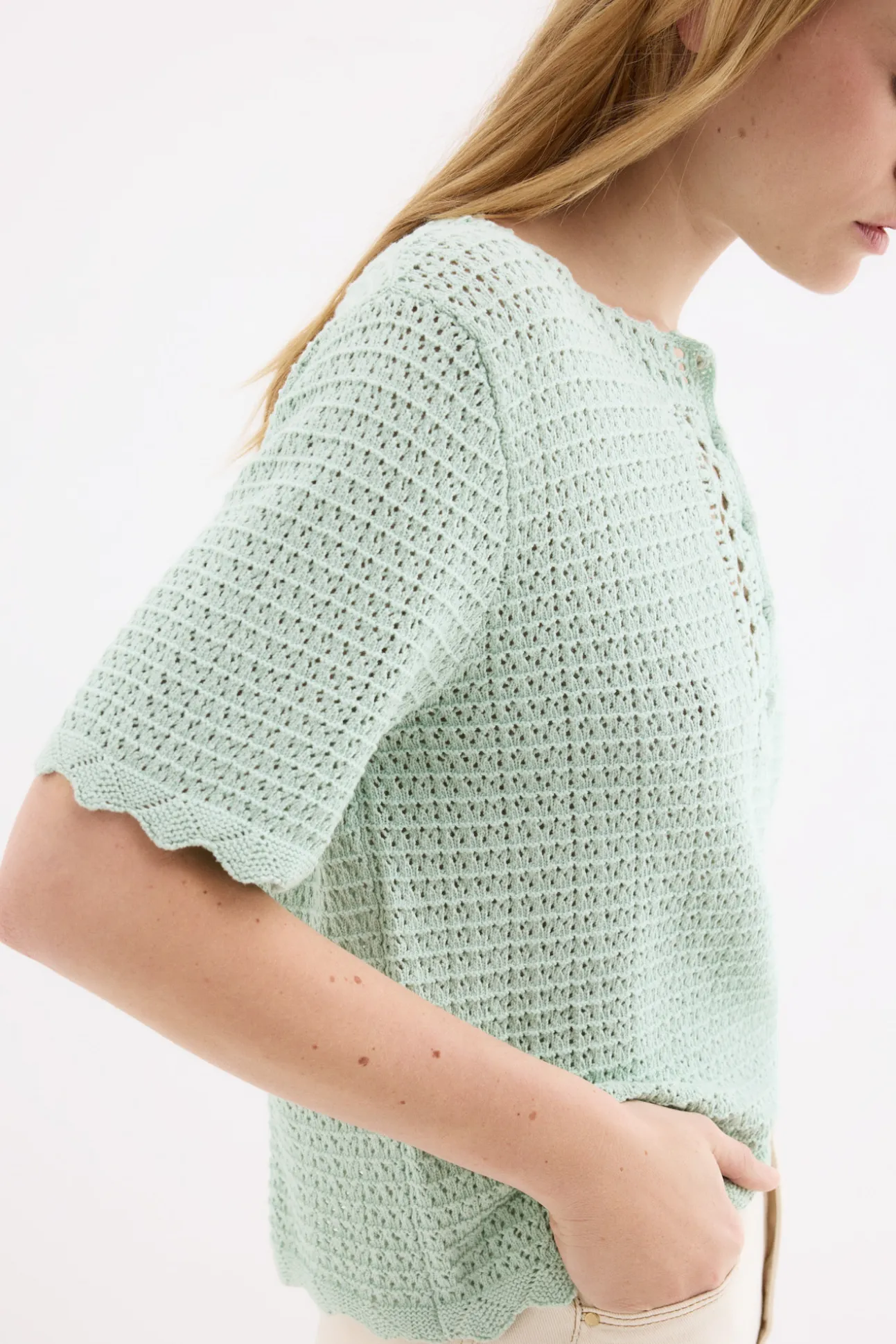 Top de punto crochet