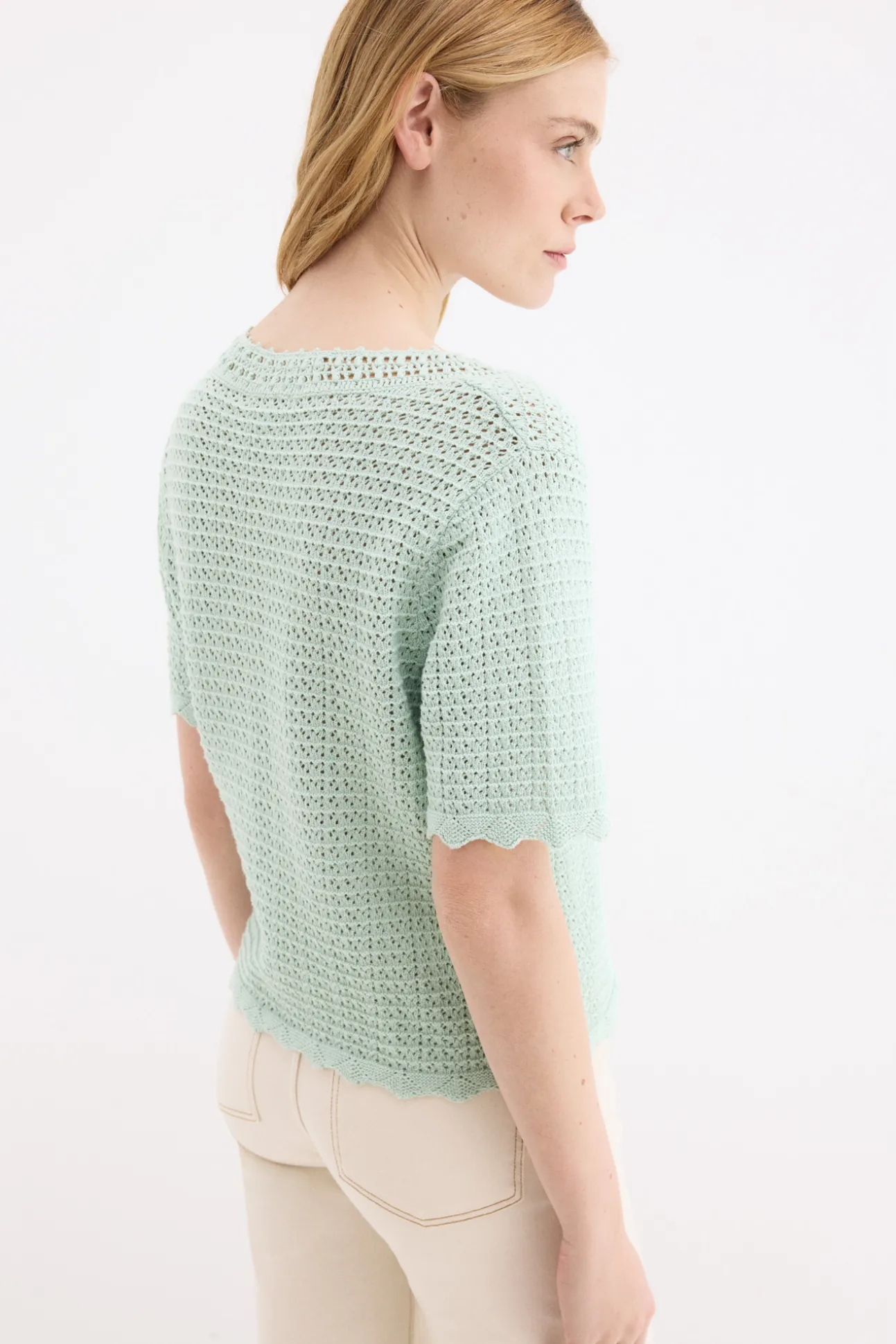 Top de punto crochet