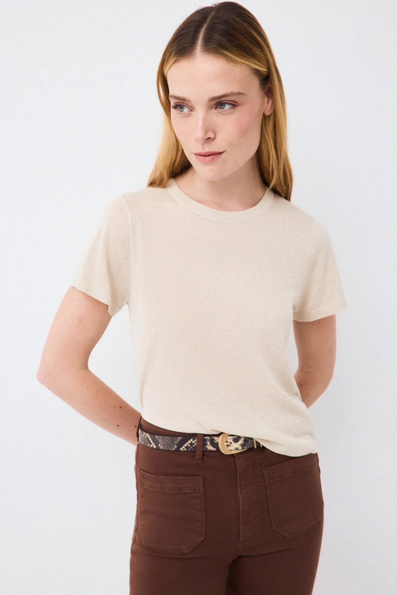 Top de punto lurex