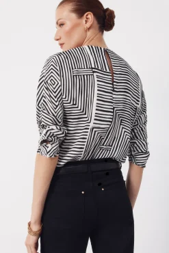 Top estampado