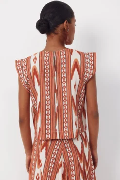 Top estampado