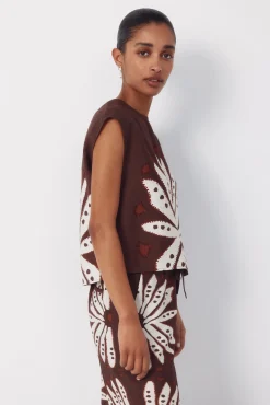 Top estampado