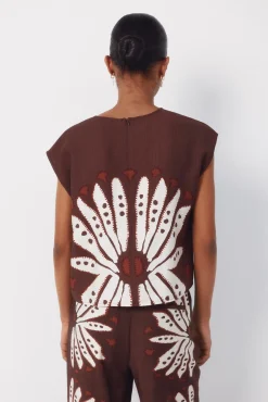 Top estampado