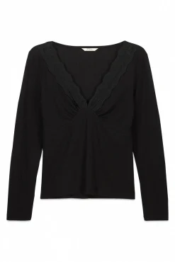 Top estrucutura detalle blonda
