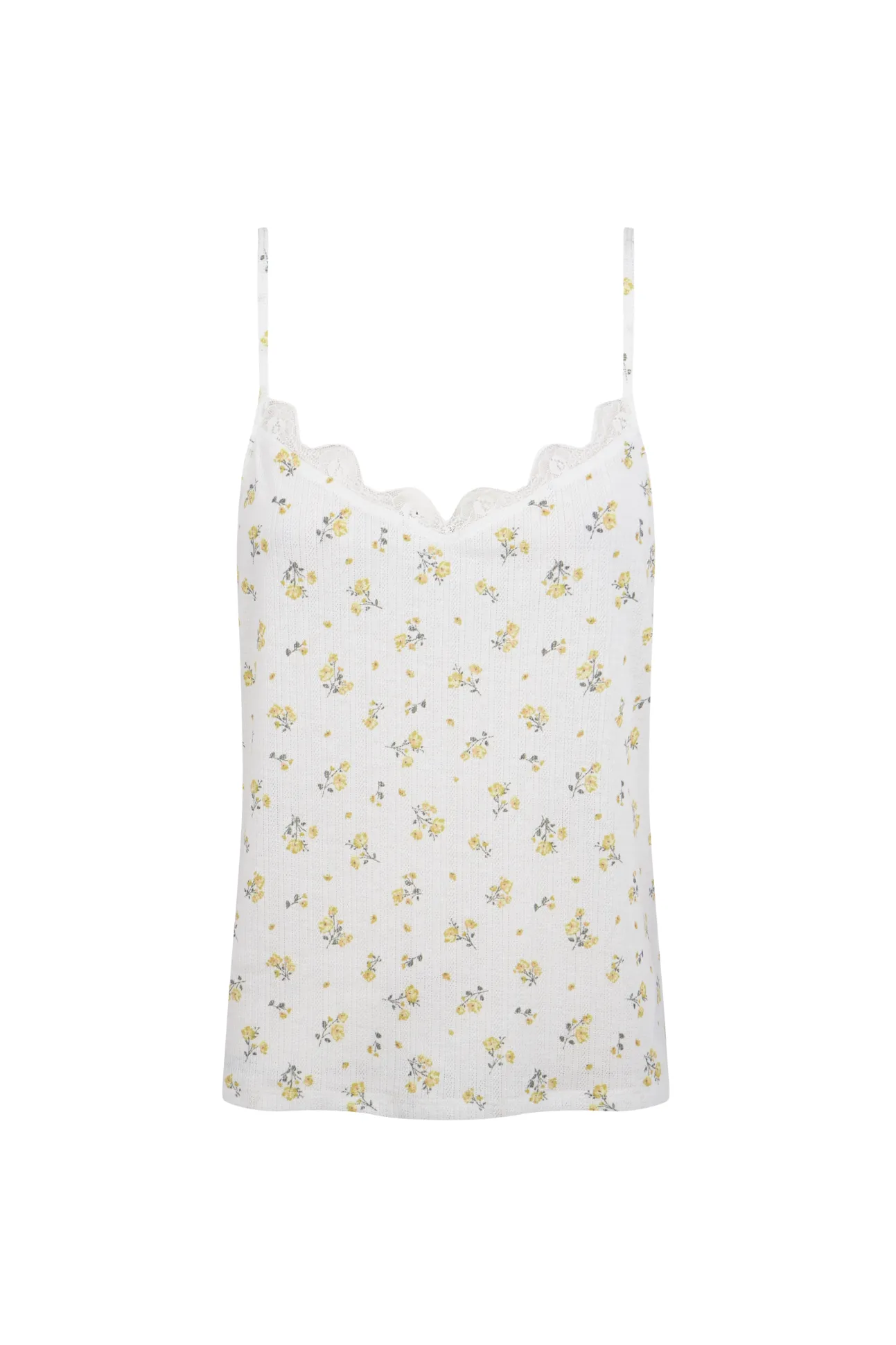Top tirantes detalle blonda