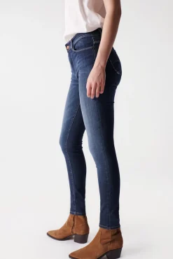 Vaqueros destiny push up skinny con lavado oscuro