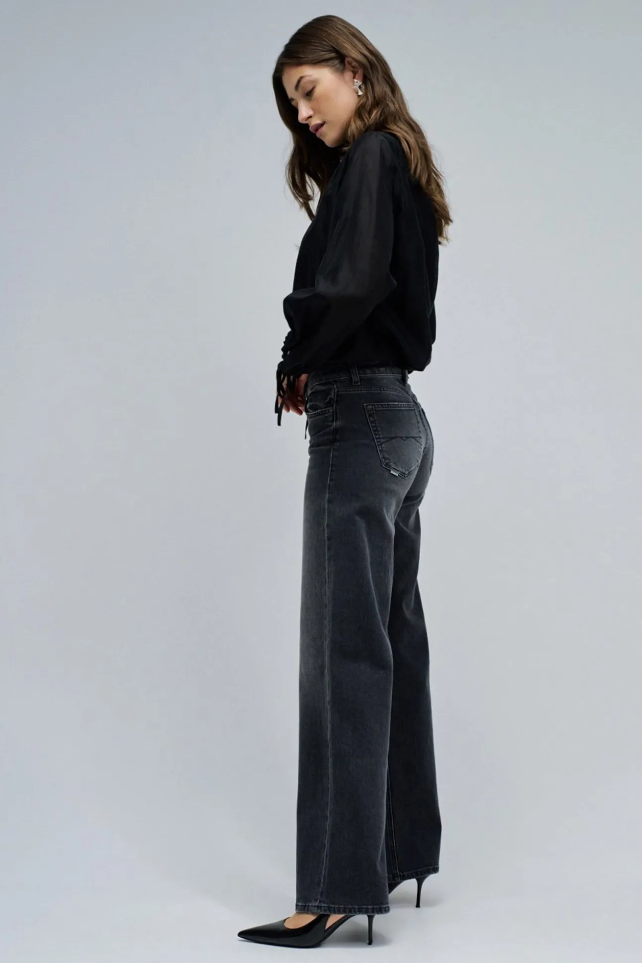 Vaqueros low rise wide