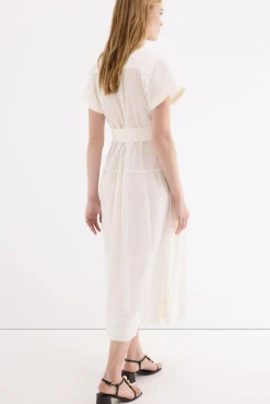 Vestido camisero popelín