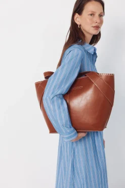 Vestido camisero rayas