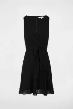 Vestido corto cruzado