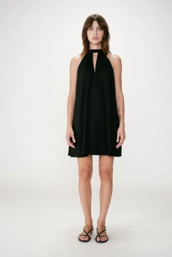 Vestido corto escote halter Whola