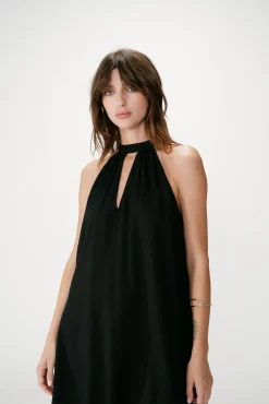 Vestido corto escote halter Whola