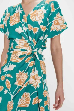 Vestido corto estampado floral Velora